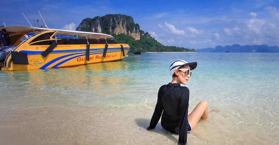 Ao Nang: 4 Islands Day Tour by Speedboat or Longtail Boat - Hotel pickup and the morning boat ride