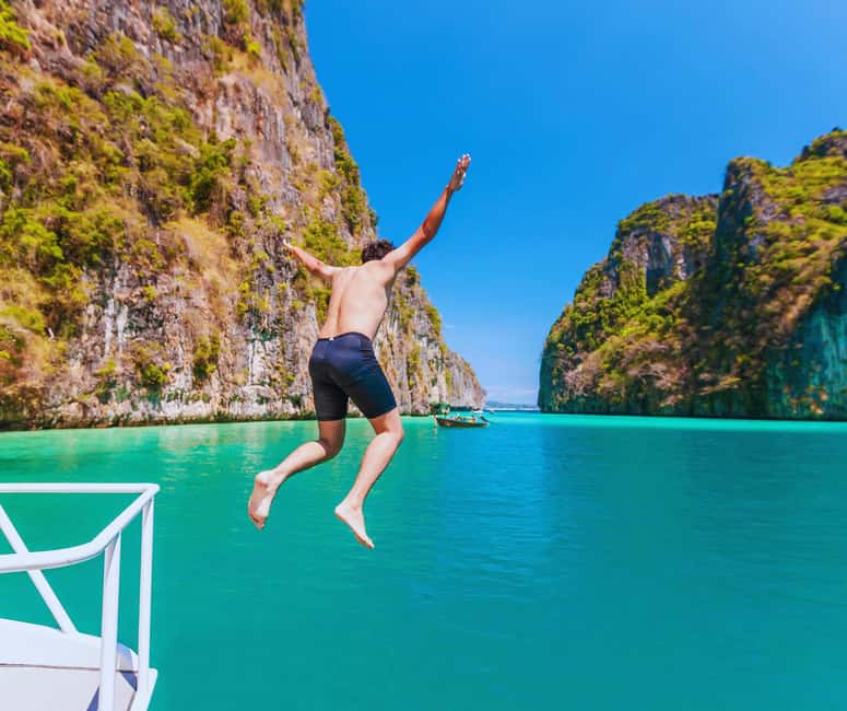 Ao Nang: Phi Phi Islands Speedboat or Catamaran Tour One day - Viking Cave and Monkey Beach are quick photo stops