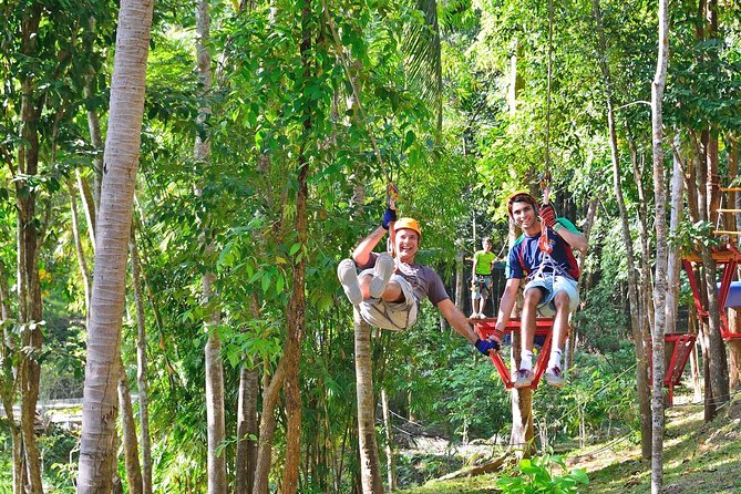 Aonang Fiore Zip Line Adventure in Krabi - A short ride from Ao Nang Beach to the treetops