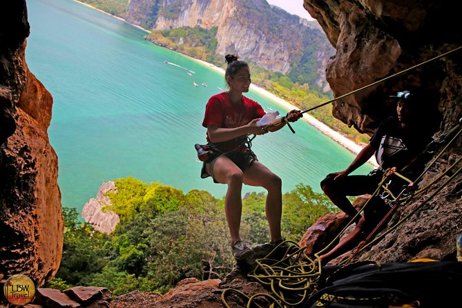 Beginner's Full Day Rock Climbing and Caving Tours at Railay Beach in Krabi - Lunch and the middle of the day