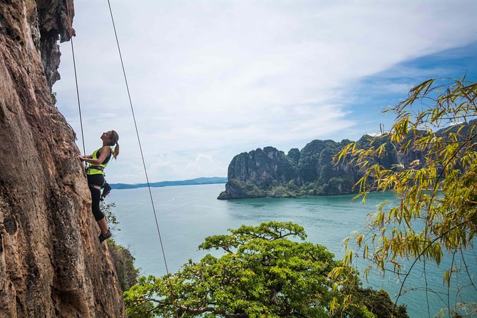 Beginner's Half-Day Rock Climbing Tours at Railay Beach Krabi - Check-in, gear fitting, and the ride to Railay