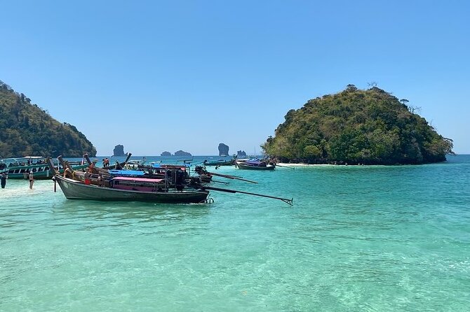 Best of Krabi 7 Islands Sunset Tour Speedboat/Long Tail Boat - Poda Island gives you the longest beach break