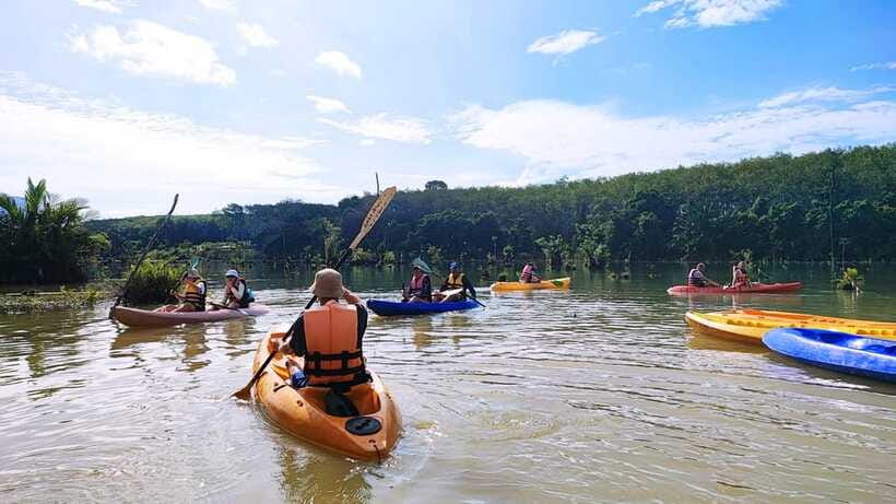 From Ao Nang: Kayaking at Klong Rud with Hotel Transfers - Swimming at Klong Nam Sai