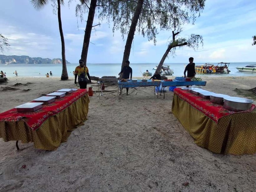 From Aonang: 4 Islands one day tour with Lunch - Lunch, equipment and what you still need to pay