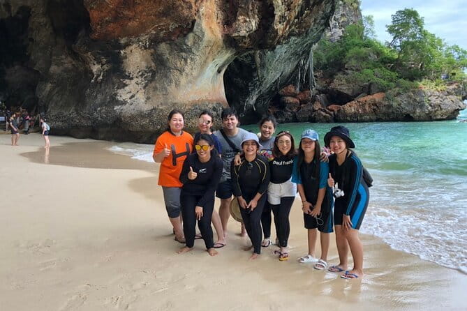 From Krabi - 4 Islands Speedboat Tour with Lunch & Snorkelling - Poda Island gives you the longest beach break