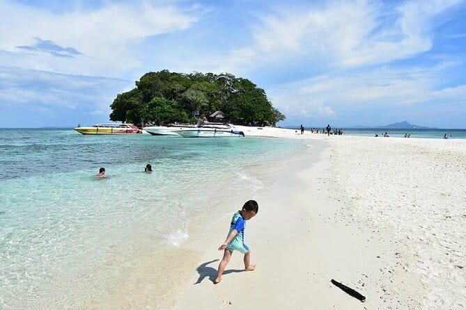 From Krabi - 4 Islands Speedboat Tour with Lunch & Snorkelling - Tup Island and the changing sandbar