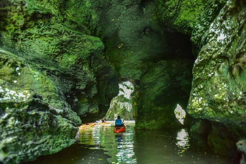 From Krabi: Full-Day Bor Thor Sea Cave Kayaking Adventure - Lod Cave, the first major cave stop