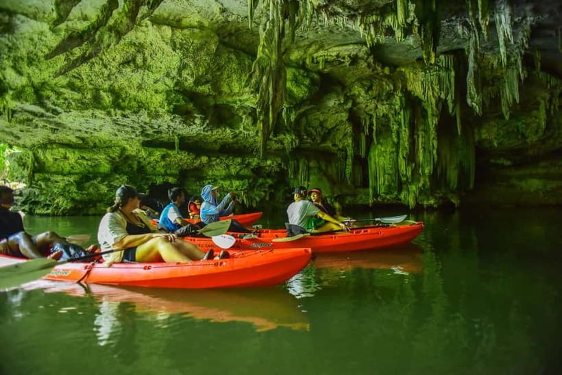From Krabi: Full-Day Bor Thor Sea Cave Kayaking Adventure - Lunch, fruit, and the afternoon route