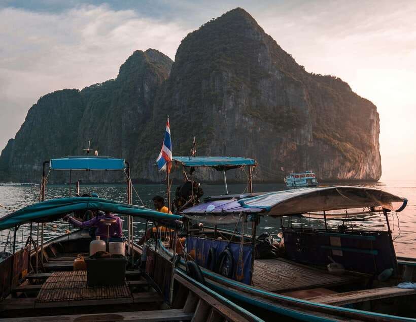 From Phi Phi: Full Day 7 Island Tour by Longtail with Sunset - Pileh Lagoon is the day’s swimming centerpiece