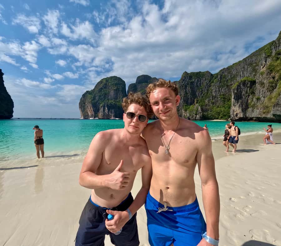 From Phi Phi Island: Maya Bay Sunset & Plankton by Speedboat - Viking Cave is a photo stop, not a cave tour
