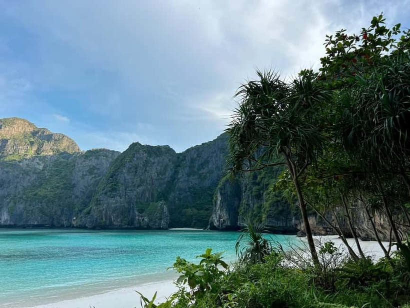 From Phi Phi: Maya Bay HalfDay Longtail Boat with Snorkeling - Viking Cave and its painted limestone walls