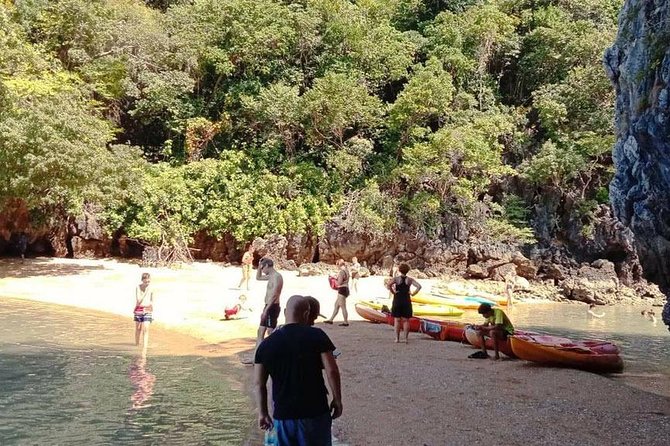 Full Day Sea Cave and Mangrove Kayaking Tour From Koh Lanta - Lunch, swimming, and beach time at Bu Bu Island
