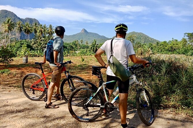 Guided Mountain Biking - Grand Tour - Trails of Ao Nang - Cycling through rubber, pineapple, and palm plantations