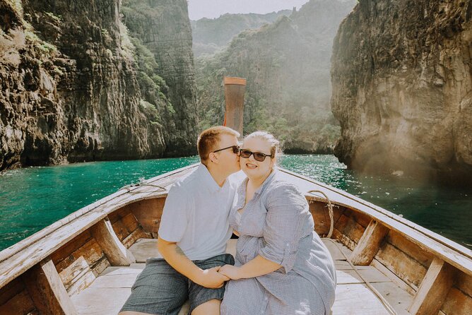 Holiday Travel Photoshoot with Long-tail boat Phi Phi Islands - Why this Phi Phi photoshoot feels different from a normal island tour