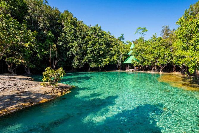 Jungle Tour to Emerald Pool, Krabi Hot Spring and Tiger Cave Temple - Emerald Pool and Blue Lagoon: beautiful, but not quiet
