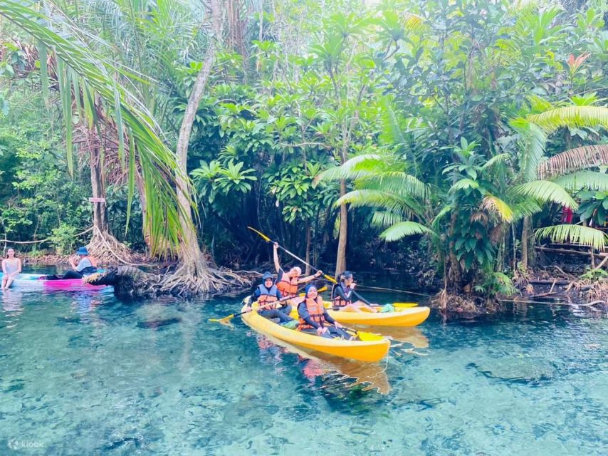 Kayaking and swiming klongrood - The 30-minute ride from Ao Nang