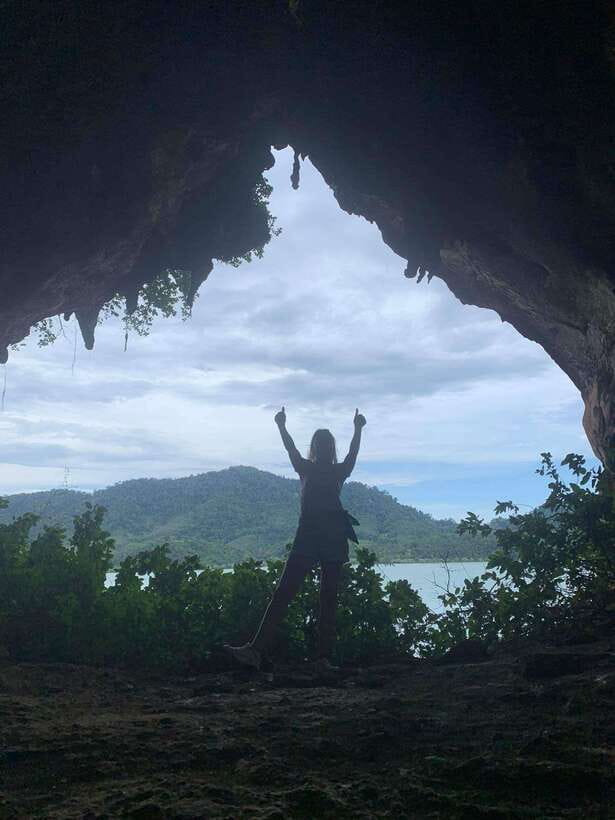 Ko Lanta: Half-Day Kayaking, Talabeng, Sea Cave & Mangrove - Koh Phee and the Ghost Cave view