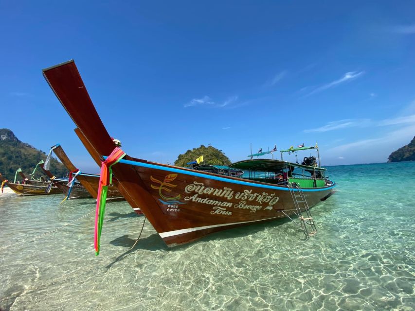 Krabi 4 Island One Day Tour by Speed boat or Longtail boat - The four-island route from Ao Nang