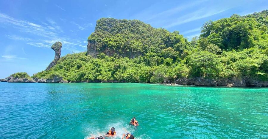 Krabi 4 Island One Day Tour by Speed boat or Longtail boat - Thale Waek and the famous sandbar