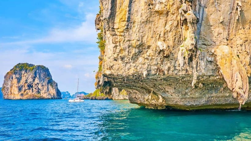 Krabi: 4 Islands and Caves Boat Tour with Lunch - Koh Poda, lunch, and the longest island break