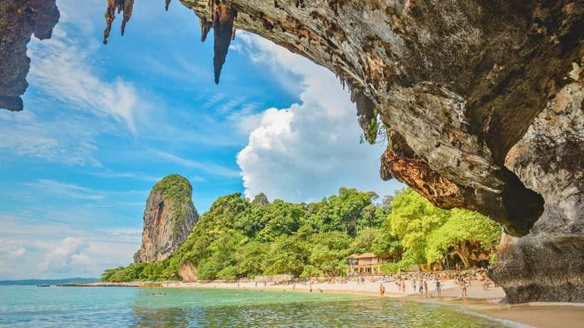 Krabi: 4 Islands Hopping & Snorkeling Tour - Phra Nang Beach and its princess cave