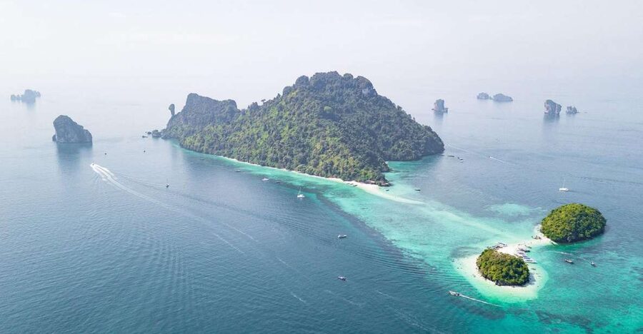 Krabi: 4 Islands & Krabi's Separated Sea Longtail Boat Tour - Setting out from Ao Nang by longtail boat