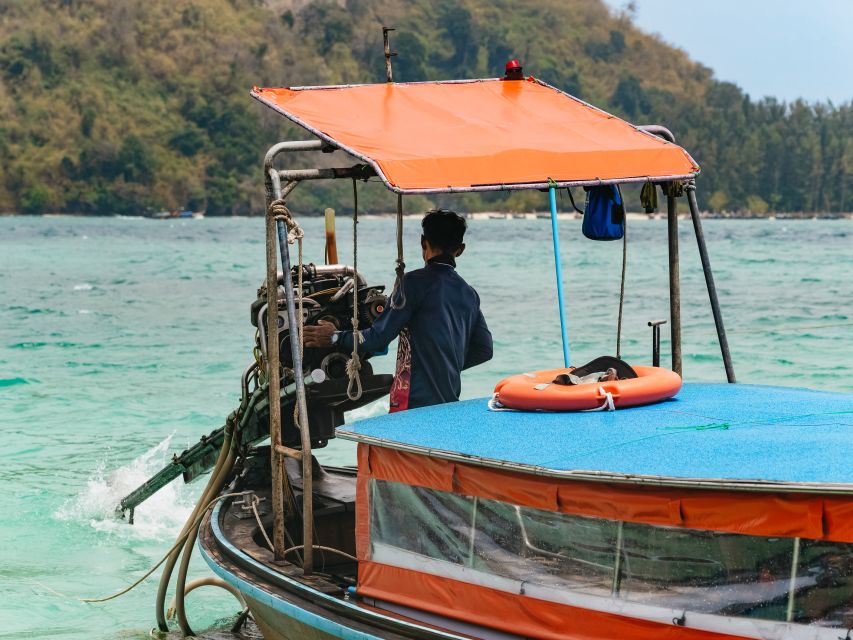 Krabi: 4 Islands Tour by Longtail Boat & Thai Buffet Lunch - Chicken Island from the longtail boat