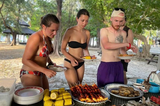 Krabi 7 Islands Longtail Boat Sunset BBQ - Poda Island brings the classic beach break