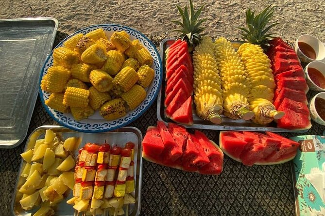 Krabi 7 Islands Longtail Boat Sunset BBQ - Tup and Mohr islands connect by sandbank