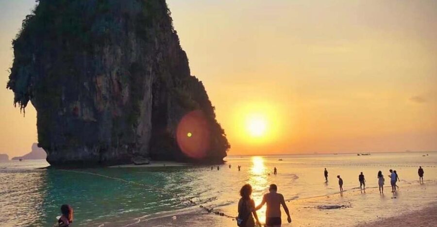 Krabi: 7 Islands Sunset Hopping Cruise with BBQ & Plankton - The 12:00 pickup and private pier departure