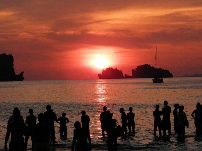 Krabi: 7 Islands Sunset & Plankton Swim with BBQ Dinner - A full day from hotel lobby to longtail boat