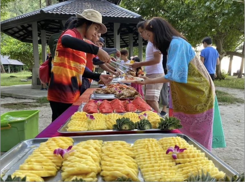 Krabi: 7 Islands Sunset Tour by Speedboat with Snorkeling - Poda Island: dinner and sunset by the beach