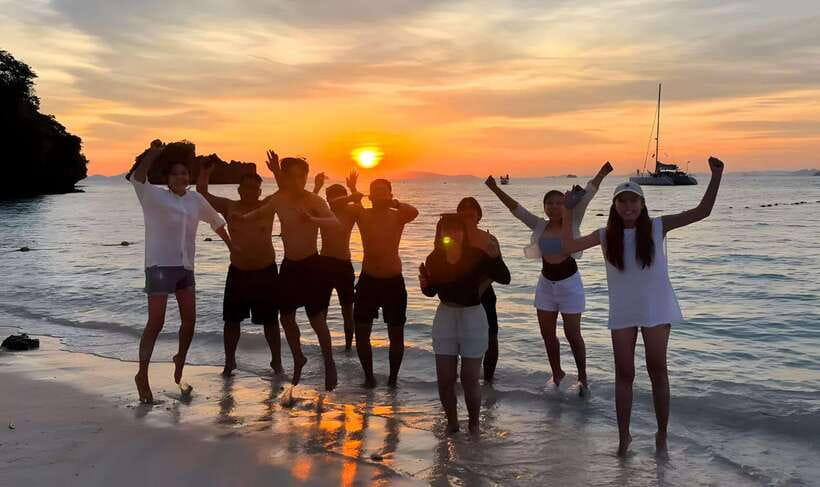 Krabi: 7 Islands Sunset Tour with Plankton Swim and BBQ - Poda Island and the beach breaks