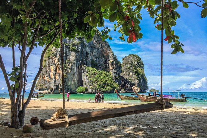 Krabi Ao, nang Bioluminescent plankton by longtail boat - Railay Beach in the late afternoon