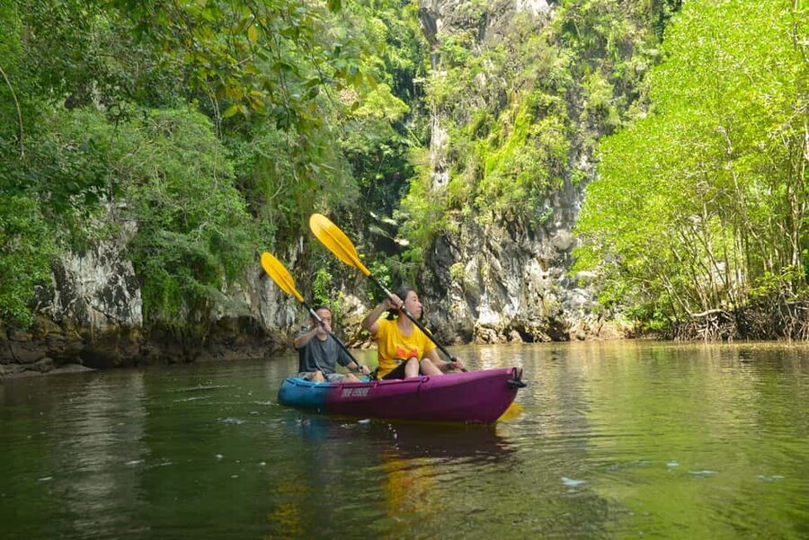 Krabi: Ao Thalane Mangrove Kayaking with Extras - Tides decide the shape of the route