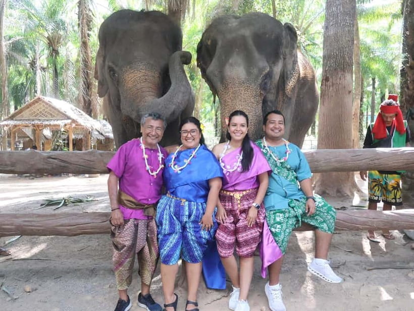 Krabi: Elephant Feeding Program with Traditional Thai Dress - Hotel pickup from Ao Nang, Klong Muang, and Nopparat Thara
