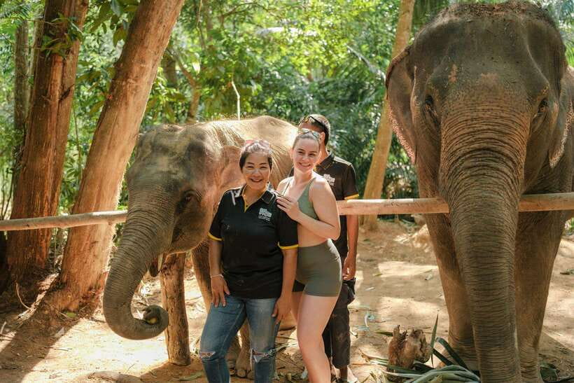 Krabi: Elephant Sanctuary (near Ao Nang) Visit - Photos without a staged elephant show