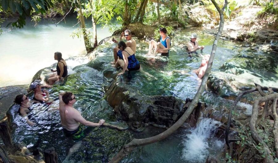 Krabi: Emerald Pool and Hot Springs Waterfall Half-Day Trip - The ride inland from Krabi and Ao Nang
