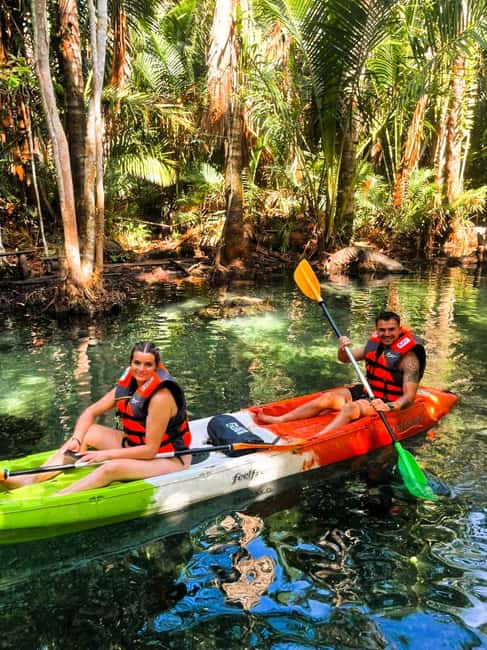 Krabi: Hidden Mirror Lake Kayak, Swim & Easy Nature Activity - From Ao Nang to the water