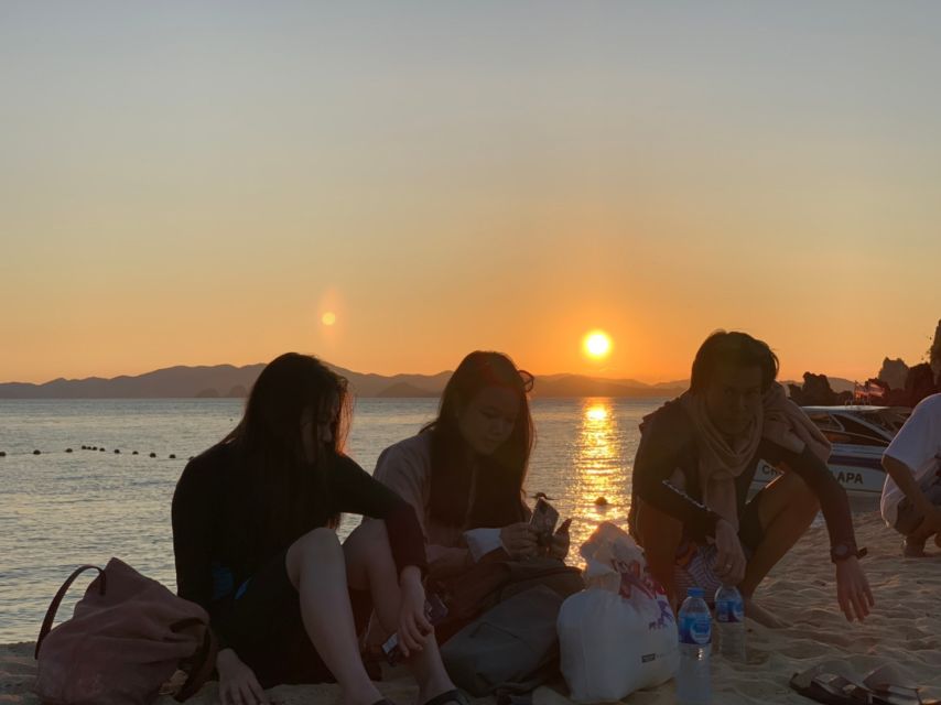 Krabi: Hong Island Sunset Tour w/ Beach Dinner+Night Snorkel - The 360° viewpoint and the timing problem