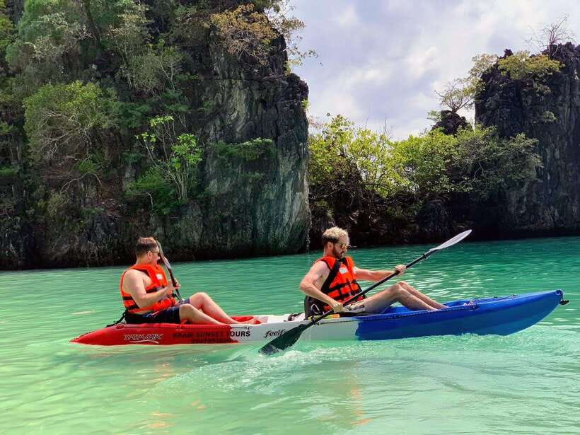 Krabi: Hong & Paradise Island Odyssey by Speedboat - Swimming and snorkeling around Hong Island