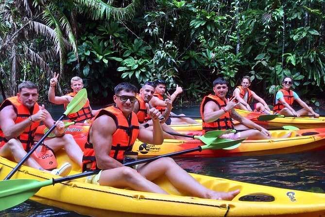 Krabi Kayaking and Swimming Clong Rood - Paddling Through Forest Toward the Lagoon