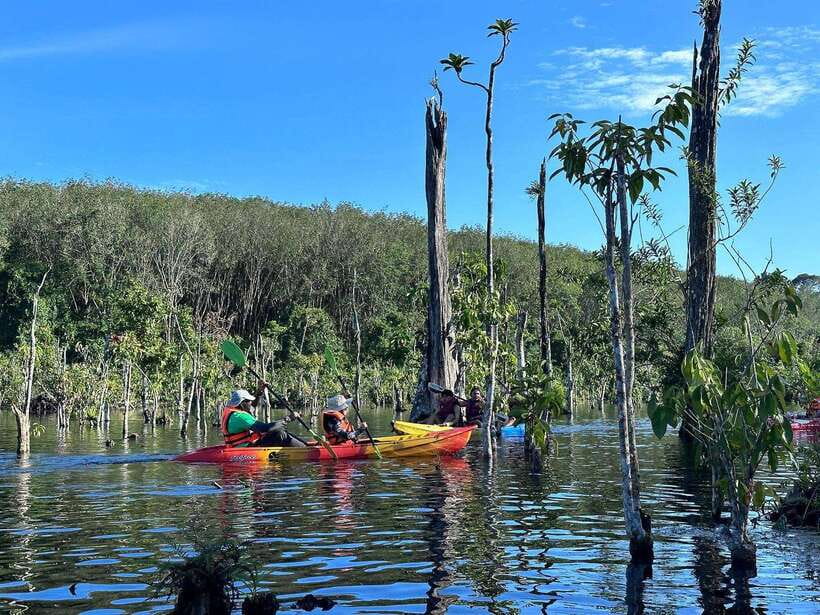 Krabi: Klong Root (Crystal lake) Kayaking tour - Paddling Into Klong Root’s Clear Water
