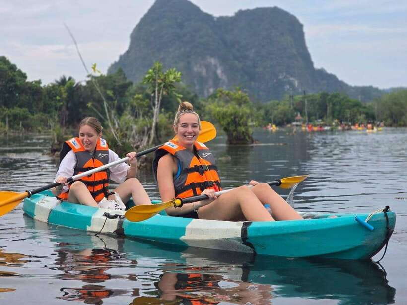 Krabi: Klong Root (Crystal lake) Kayaking tour - The Pineapple Plantation Stop