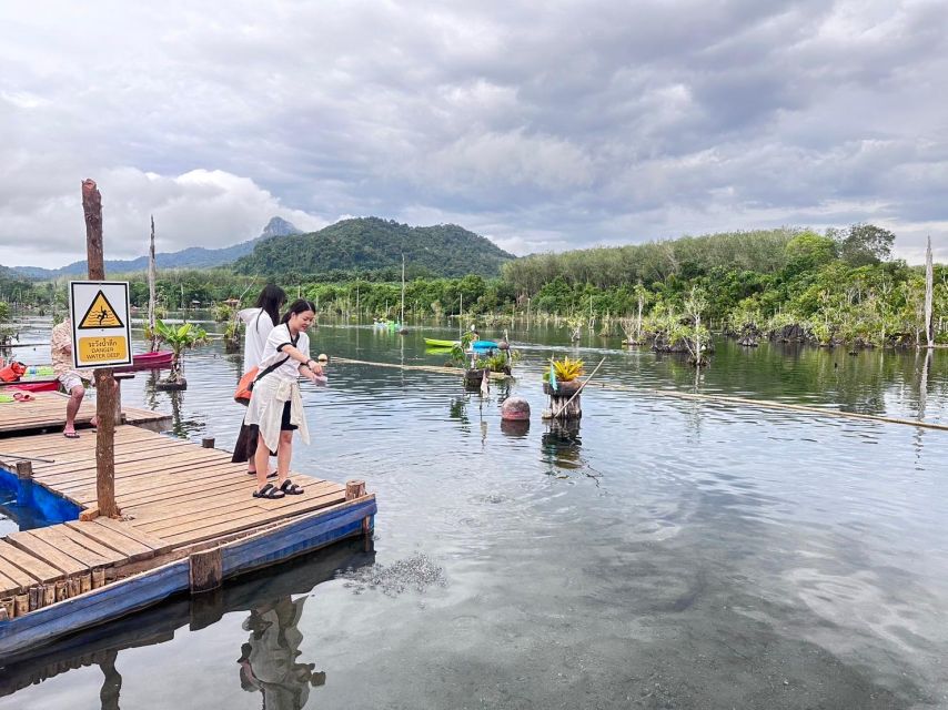 Krabi: Klong Root Kayaking Viewpoint,Fish Feeding and more - Fish feeding and fruit at the pier