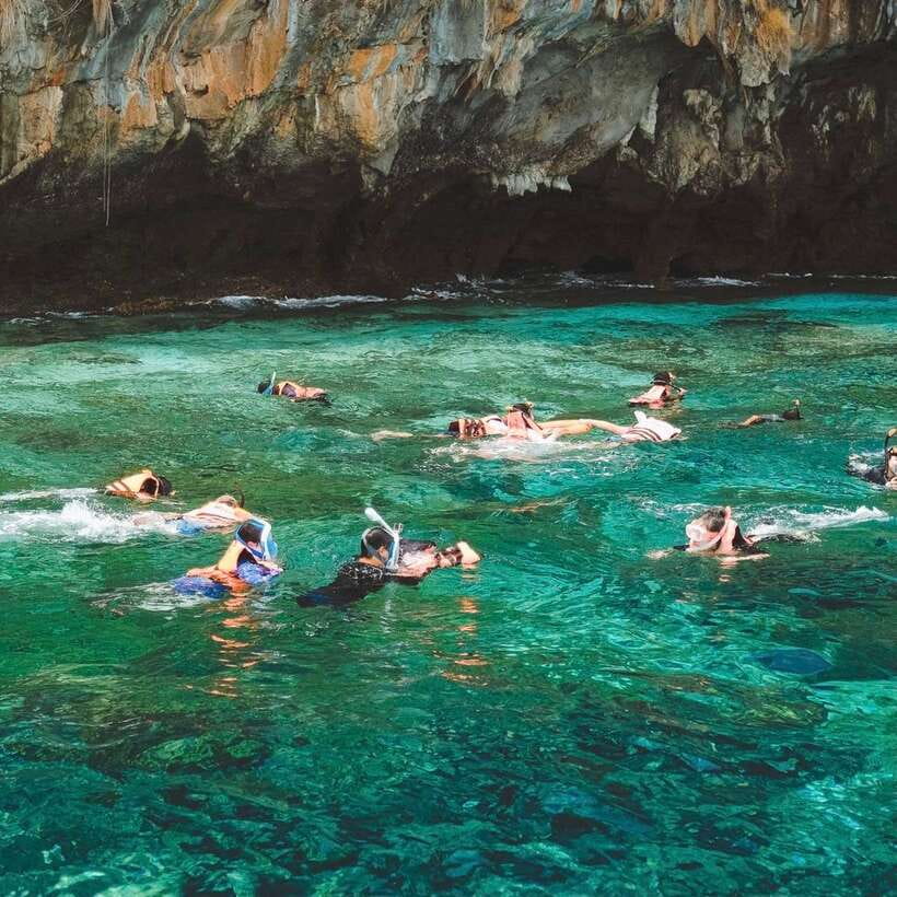 Krabi: Phi Phi Islands Speedboat Tour with Buffet Lunch - Bamboo Island and the last stretch of beach time