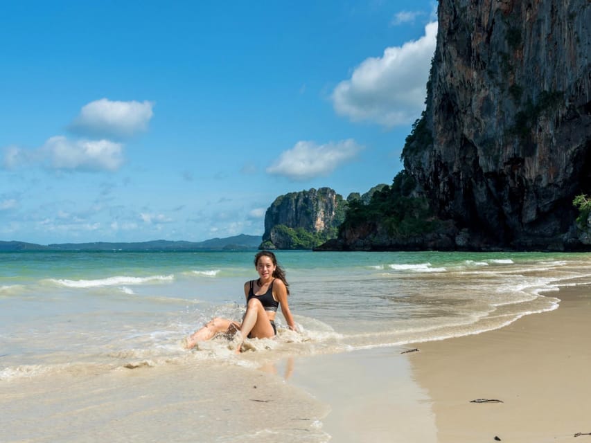 Krabi: Premium 4-Island Day Trip by Longtail Boat with Lunch - Phra Nang Cave Beach and Railay’s limestone cliffs