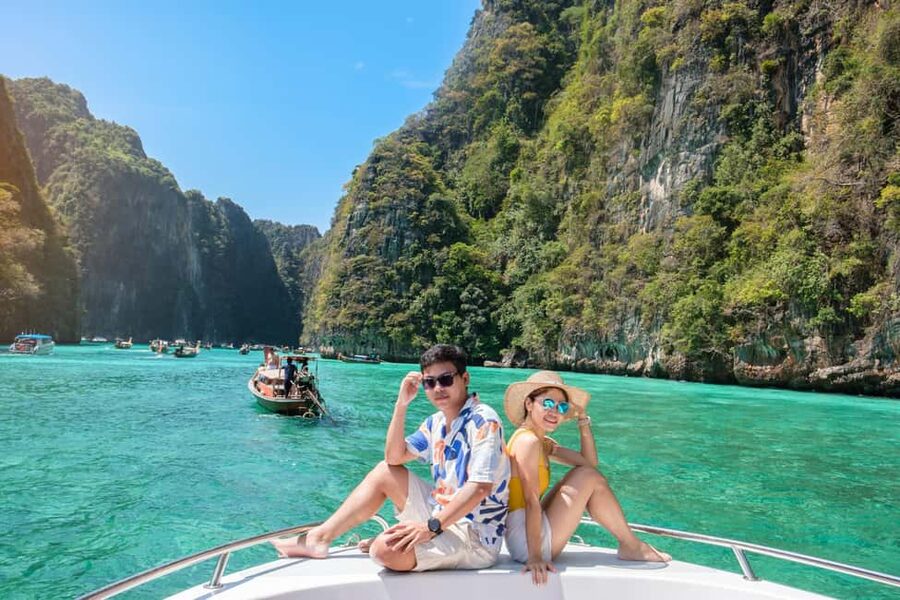Krabi: Premium Phi Phi Islands Day Trip with Lunch & Snorkel - Bamboo Island and the first swim