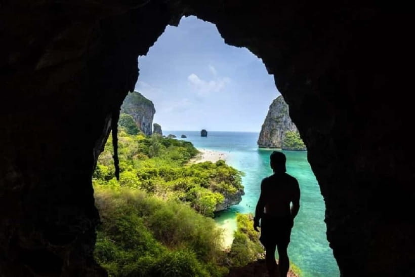 Krabi: Railay Beach & Caves + Jurassic World : Rebirth Sites - Phra Nang Beach and the opening-scene setting