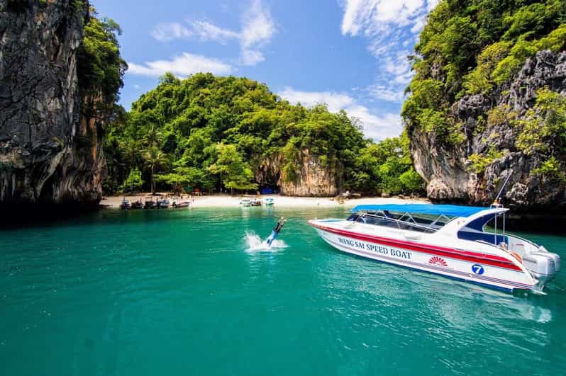 Krabi's Hong Island Speed Boat Blast with 360° Viewpoint - From your hotel to coffee at Wang Sai Pier